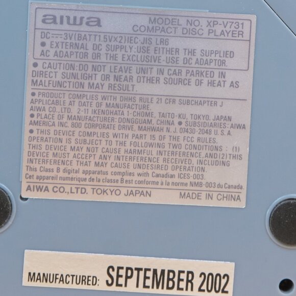 Vintage AIWA XP-V731 Compact Disc Player - Picture 7 of 7